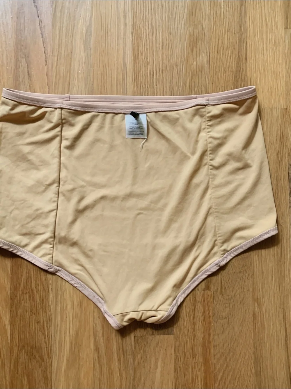 J. Crew High Waisted Bikini Bottoms Pale Pink Size M, Full Coverage